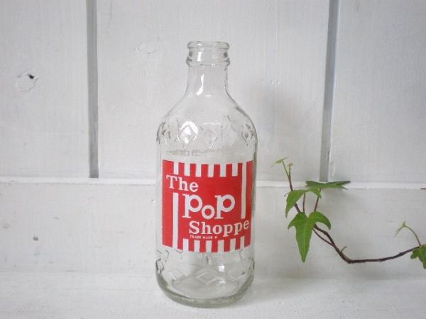 USA　【The Pop Shoppe】ポップなヴィンテージ・ガラスボトル