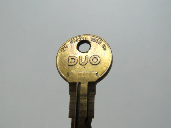 THE ILLINOIS LOCK・DUO・36・52971・USA・ビンテージ・オールド・キー・鍵