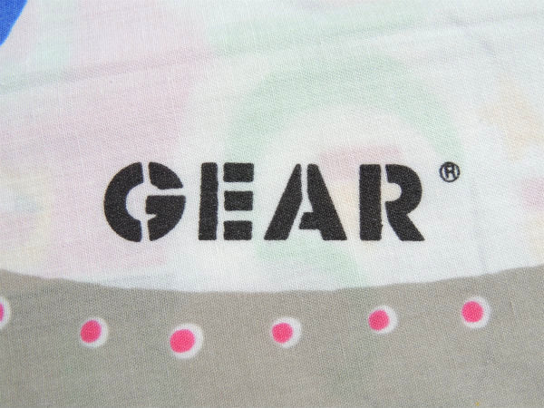 【GEAR BEAR】宇宙服&星条旗柄・ギアベア・ヴィンテージ・ピロケース/枕カバー USA