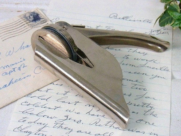 ハンディタイプ・ヴィンテージ・カンパニーシール/エンボッサー USA