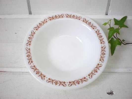 PYREX　カッパーフィリグリー・フラットリム・スープボール