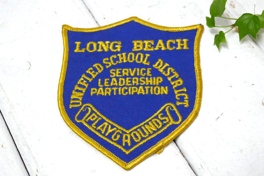 アメリカ合衆国・ロサンゼルス ロングビーチ LONG BEACH  ヴィンテージ・刺繍 ワッペン