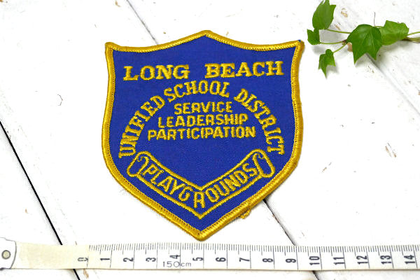 アメリカ合衆国・ロサンゼルス ロングビーチ LONG BEACH  ヴィンテージ・刺繍 ワッペン