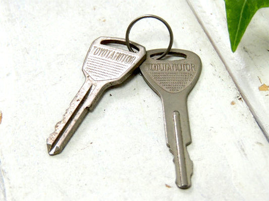 【TOYOTA MOTOR・トヨタ】ヴィンテージ・自動車キー・Key・USA・車鍵・モーター系