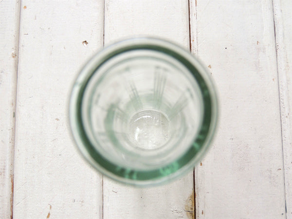 PGC・USA 縦リブ柄・クリアガラス・ヴィンテージ・フラワーベース・花瓶・ インテリア・花器