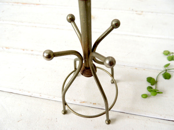 コートハンガー形・ヴィンテージ・卓上スタンド・ジュエリーホルダー USA アクセサリー フック