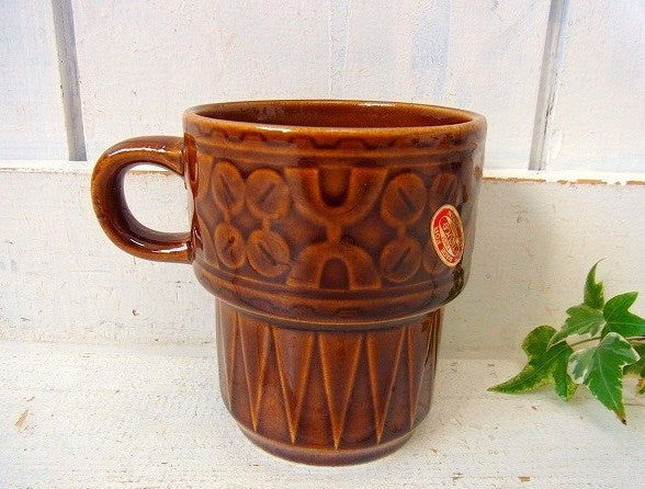 【NEVCO】レトロデザインの陶器製・デッドストック・ヴィンテージ・マグカップ Ⅲ