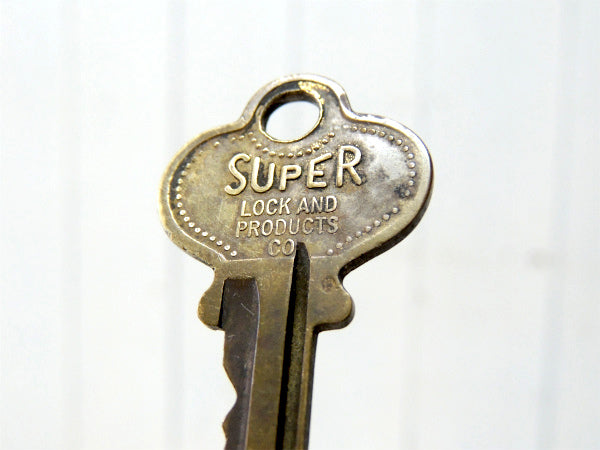 【SUPER LOCK】key・バッファロー・ニューヨーク・真鍮製・ヴィンテージ・オールドキー鍵