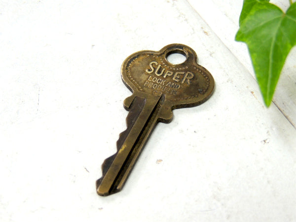 【SUPER LOCK】key・バッファロー・ニューヨーク・真鍮製・ヴィンテージ・オールドキー鍵