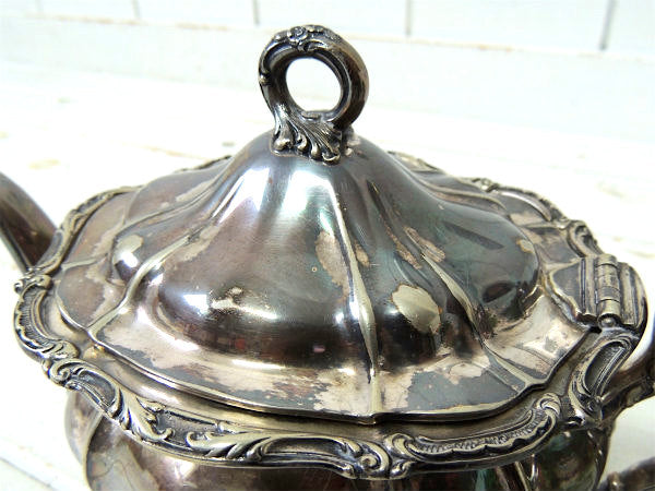 【GORHAM】ゴーハム・シルバー製・アンティーク・ティーポット/ポット/銀食器 USA