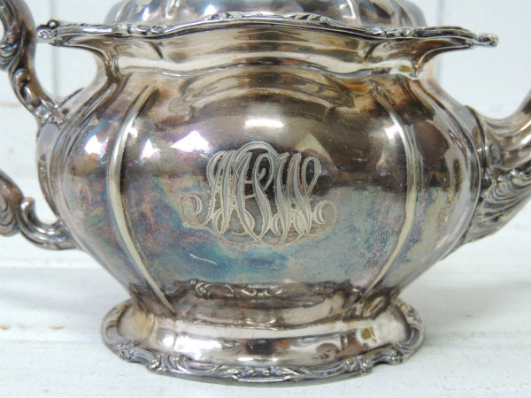 【GORHAM】ゴーハム・シルバー製・アンティーク・ティーポット/ポット/銀食器 USA