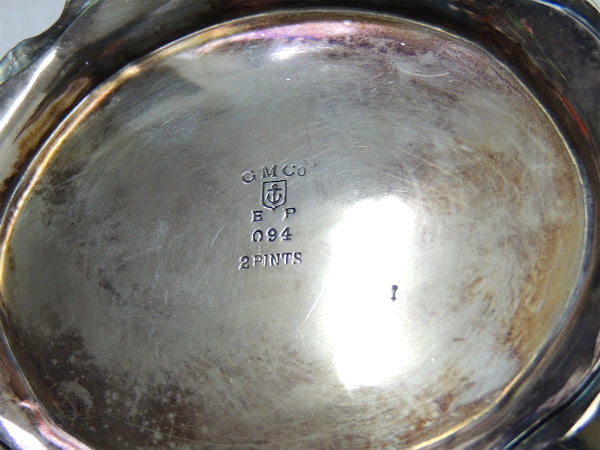 【GORHAM】ゴーハム・シルバー製・アンティーク・ティーポット/ポット/銀食器 USA