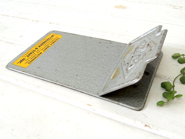 【WYCO】メタル製・アドバタイジング・ヴィンテージ・クリップボード/工業系・バインダー