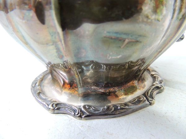 【GORHAM】ゴーハム・シルバー製・アンティーク・ミルクソーサー/ミルクピッチャー/銀食器 USA