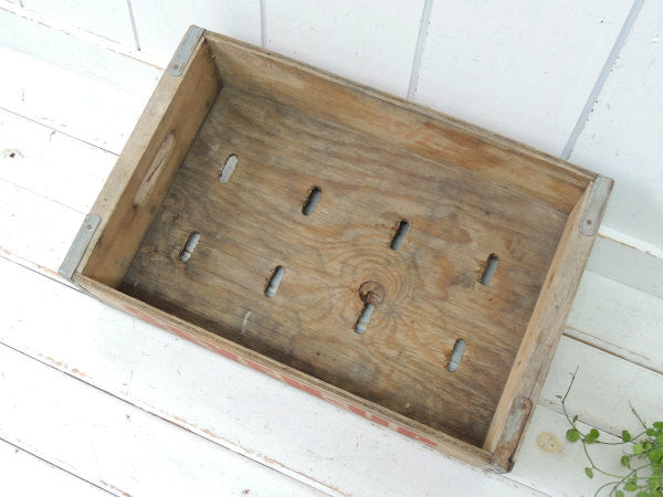 7up セブンアップ・ロゴ・70's・ヴィンテージ・木箱・ウッドボックス USA 店内装飾