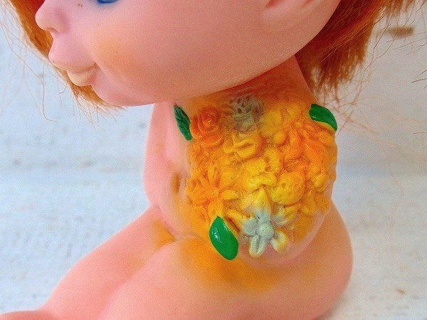 【KAMAR】カマー・花束を持った少女・1968年製・アンティーク・ドール/人形/ソフビドール