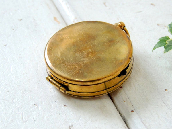 WEST GERMANY 方位磁石・西ドイツ・真鍮製・アンティーク・コンパス・キーホルダー・登山