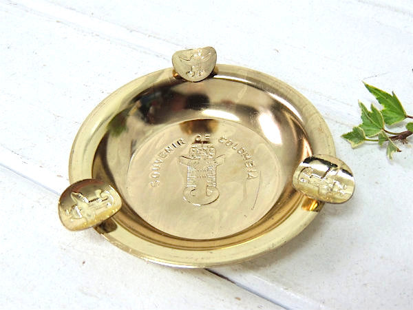 【SOUVENIR OF COLOMBIA】コロンビア・灰皿/アシュトレイ/ゴールドカラー