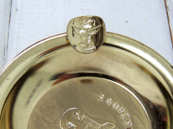 【SOUVENIR OF COLOMBIA】コロンビア・灰皿/アシュトレイ/ゴールドカラー