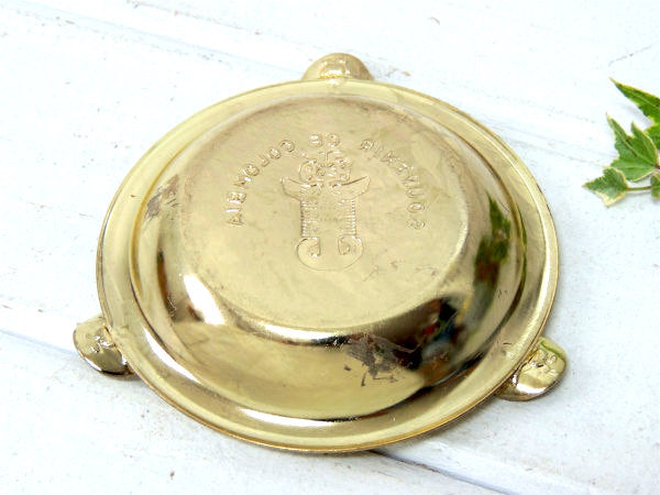 【SOUVENIR OF COLOMBIA】コロンビア・灰皿/アシュトレイ/ゴールドカラー