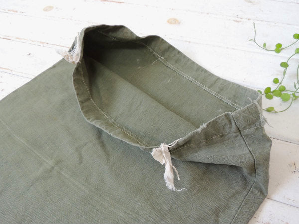 【米軍/ミリタリー】RPS・カーキ色・コットン製・ヴィンテージ・ランドリーバッグ/布袋 USA