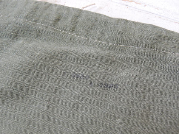 【米軍/ミリタリー】RPS・カーキ色・コットン製・ヴィンテージ・ランドリーバッグ/布袋 USA