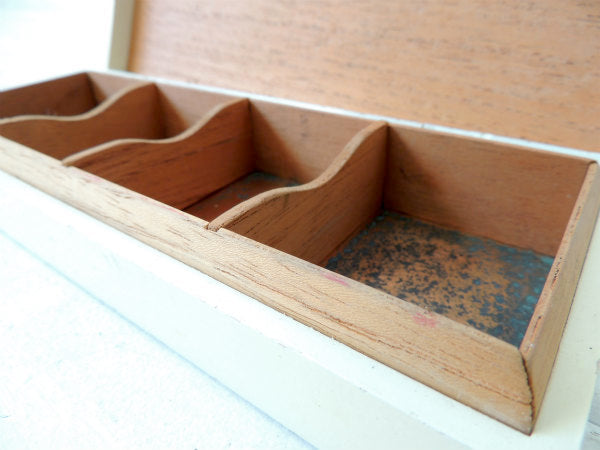 【LGD】アンティーク・ウッドボックス/木箱/銅板/ジュエリーボックス/USA