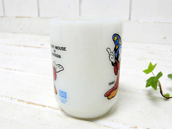 【FireKing】ミッキーマウス・ファンタジア・マグカップ/PEPSIコレクターシリーズ