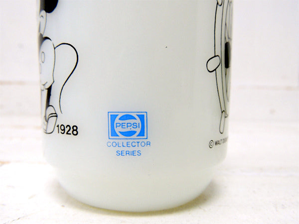 【FireKing】ミッキーマウス・蒸気船ウィリー・マグカップ/PEPSIコレクターシリーズ