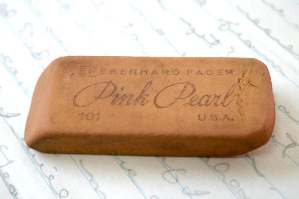 101 USA Pink Pearl ヴィンテージ・消しゴム・ステーショナリー USED 文房具