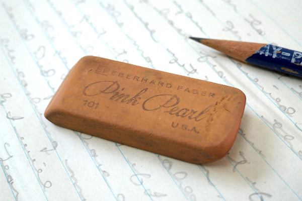 101 USA Pink Pearl ヴィンテージ・消しゴム・ステーショナリー USED 文房具
