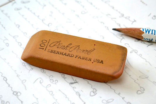 100 USA Pink Pearl USED・ヴィンテージ・消しゴム・ステーショナリー 文房具