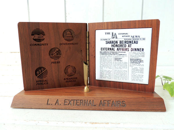 アメリカ合衆国 カリフォルニア州 ロサンゼルス 外務省 本型・ビンテージ・ペンスタンド USA