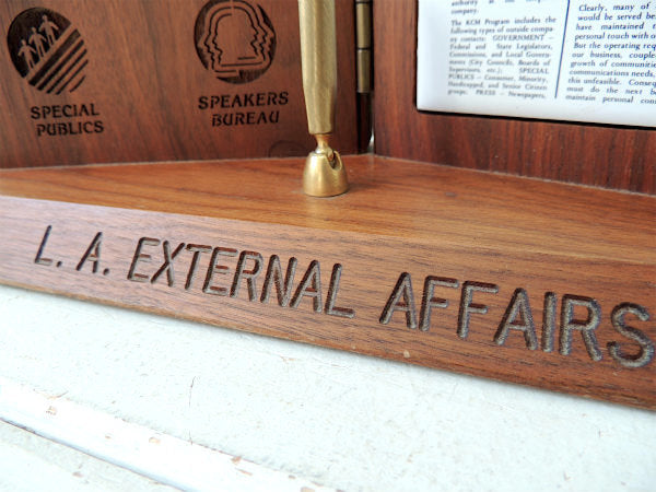 アメリカ合衆国 カリフォルニア州 ロサンゼルス 外務省 本型・ビンテージ・ペンスタンド USA