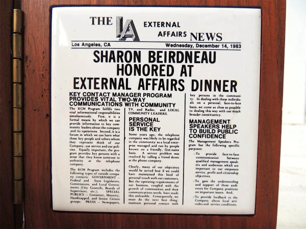 アメリカ合衆国 カリフォルニア州 ロサンゼルス 外務省 本型・ビンテージ・ペンスタンド USA