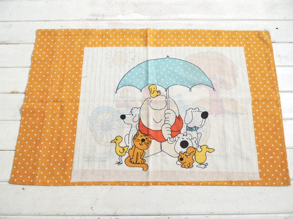 【ジギー】Ziggy・アメコミ・水玉柄・ヴィンテージ・ピロケース/枕カバー USA