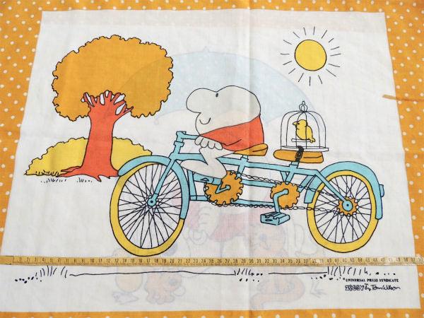 【ジギー】Ziggy・アメコミ・水玉柄・ヴィンテージ・ピロケース/枕カバー USA