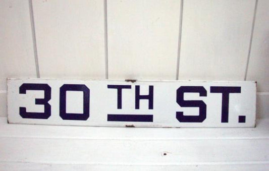 USA ヴィンテージ・ホーローストリートサイン