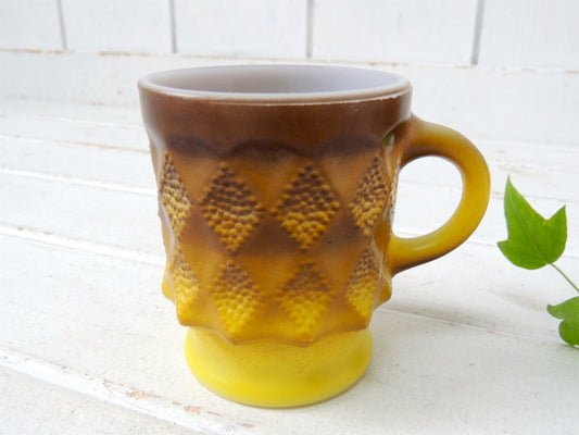 【FireKing】ファイヤーキング・キンバリー・マグカップ(イエロー) USA