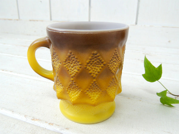 【FireKing】ファイヤーキング・キンバリー・マグカップ(イエロー) USA