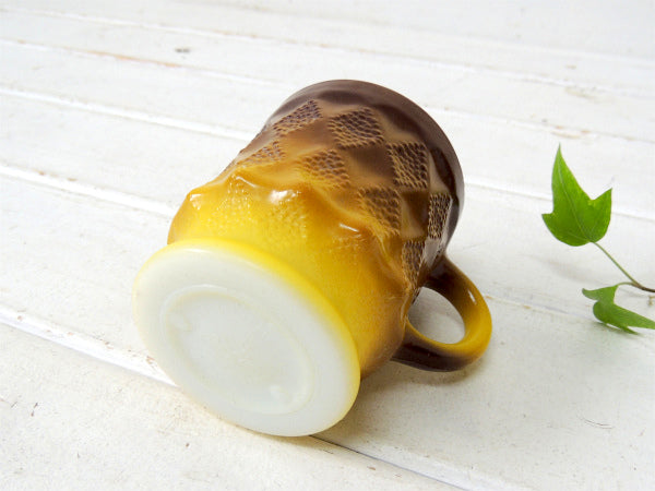 【FireKing】ファイヤーキング・キンバリー・マグカップ(イエロー) USA