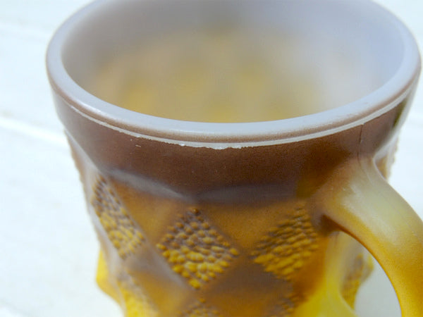 【FireKing】ファイヤーキング・キンバリー・マグカップ(イエロー) USA