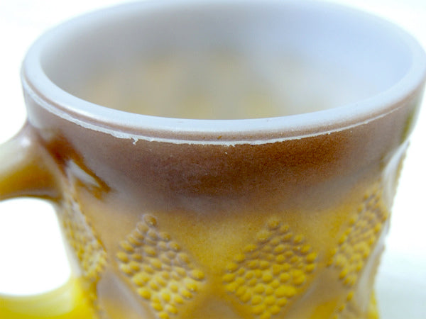 【FireKing】ファイヤーキング・キンバリー・マグカップ(イエロー) USA