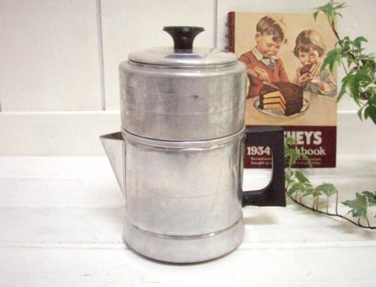 COMET社　ビンテージ・アルミ製パーコレーター