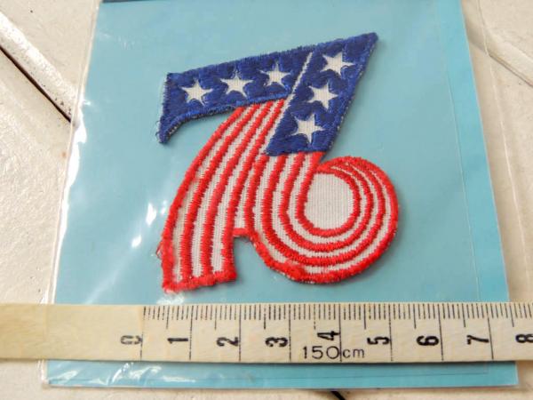 1976・76’s ・アメリカ合衆国・200周年記念☆・アクセサリー・ヴィンテージ・刺繍・ワッペン