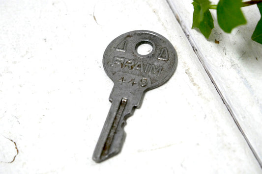 FRAIM 449 シリンダーロック USA アンティーク&ヴィンテージ Key 鍵　キー