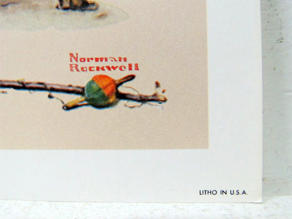 【ノーマンロックウェル】サンセット・1972s・ヴィンテージ・ポスター・壁飾り・印刷物