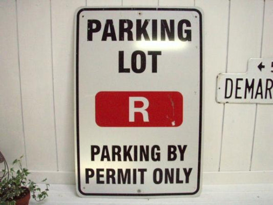 USA　ビンテージ・パーキングサイン