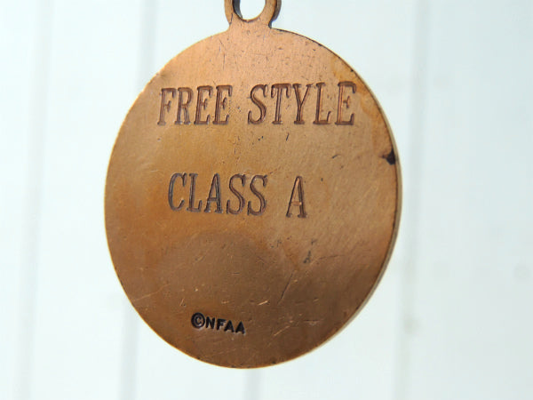 NFAA アーチェリー　ヴィンテージ ブローチ　勲章バッジ　リボン　ピン　メダル　USA ファッション　アクセサリー　小物