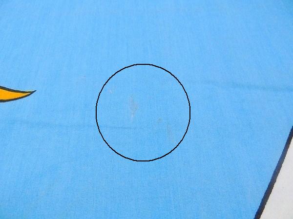 【ミッキー&ミニー】ヨット&マリン柄・ヴィンテージ・ユーズドシーツ(フラットタイプ) USA